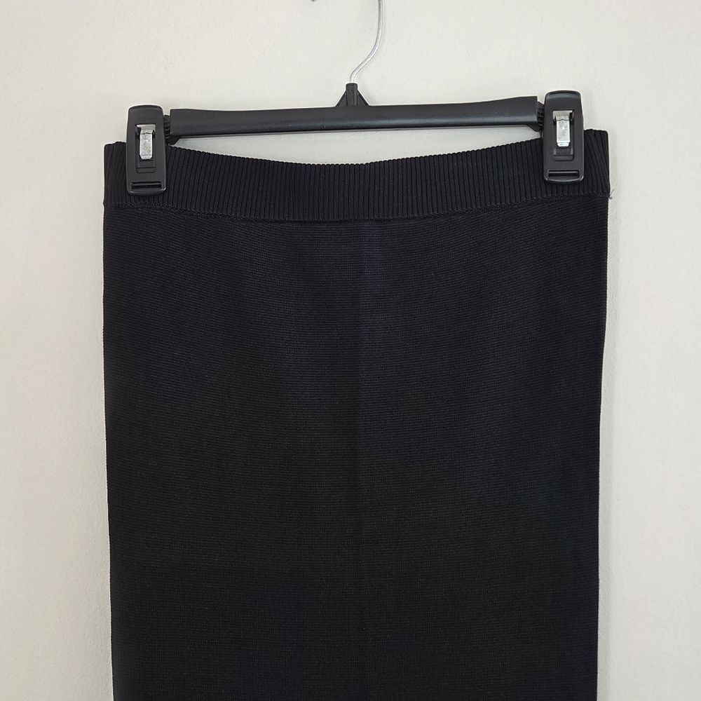 J. Crew Cyan Strapless Sweater Midi Dress Black Contour Sheathe - Picture 4 of 8